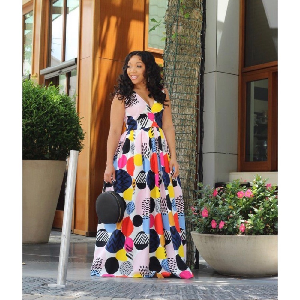 Joni Marie Ross POP Art Maxi Dress 1X